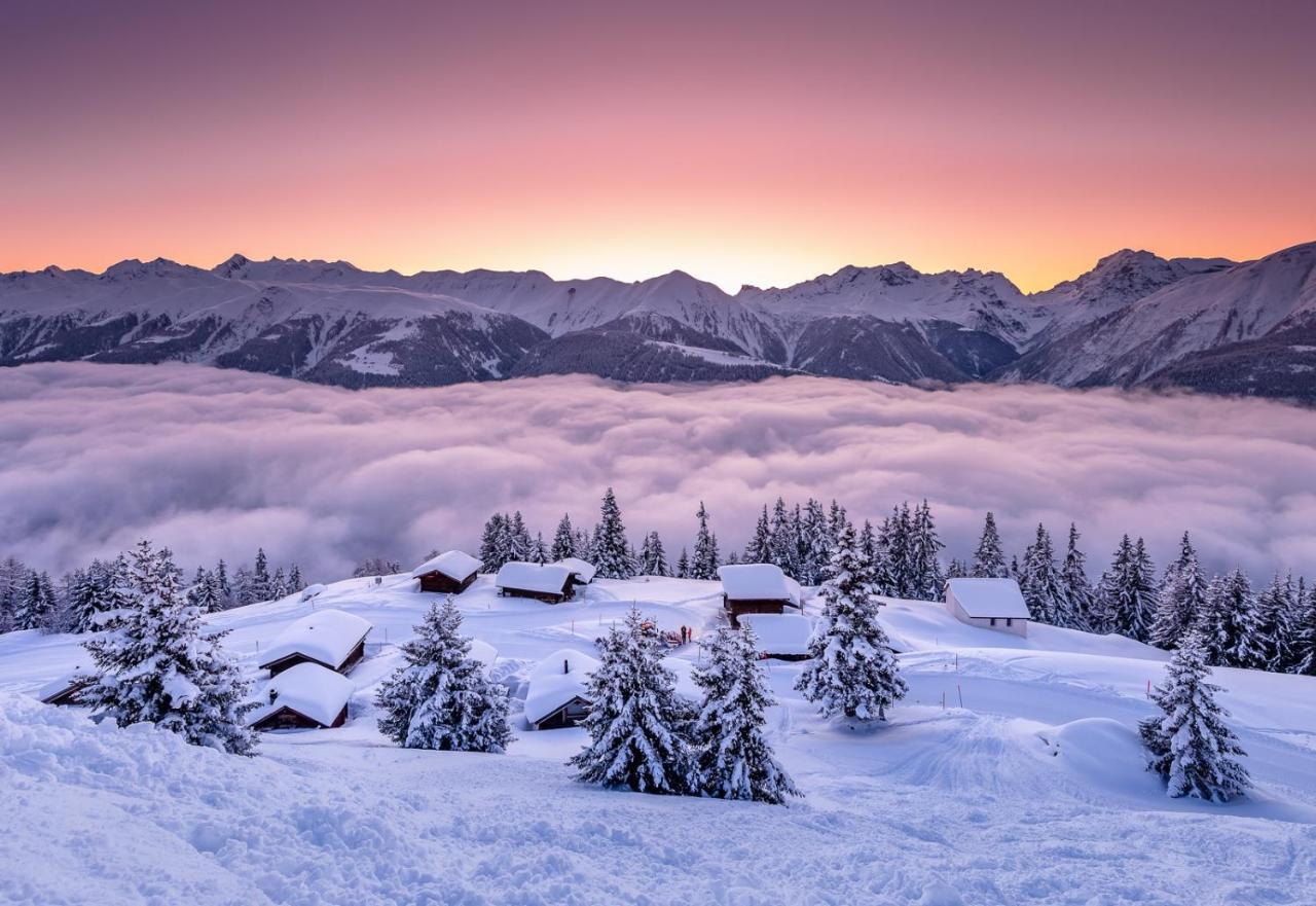 Villa Alphütte Bielerchäller Fiesch Exterior foto