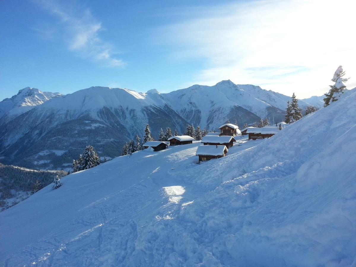 Villa Alphütte Bielerchäller Fiesch Exterior foto
