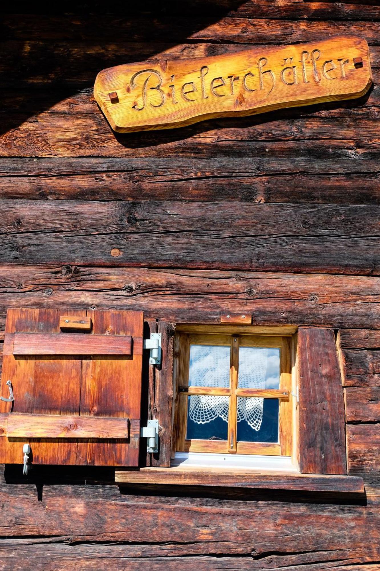 Villa Alphütte Bielerchäller Fiesch Exterior foto